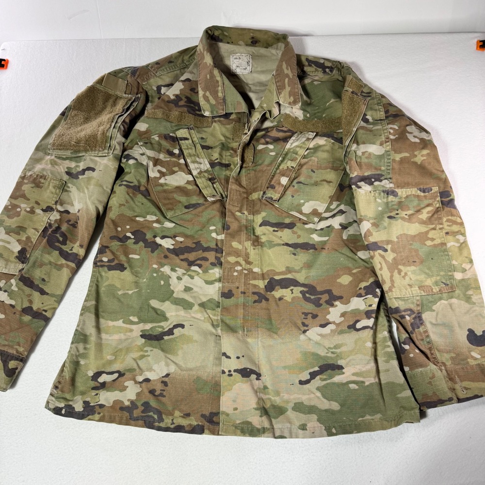 US Military OCP Multicam ACU Combat Uniform Coat Jacket Ripstop Camo S Regular